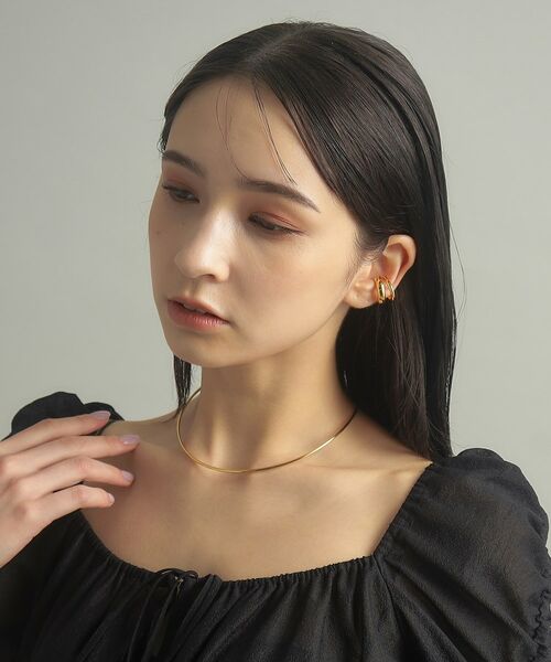 COCOSHNIK ONKITSCH / ココシュニックオンキッチュ ネックレス・ペンダント・チョーカー | シルバー ホロウフレキシブルチョーカー GP | 詳細14