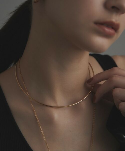 COCOSHNIK ONKITSCH / ココシュニックオンキッチュ ネックレス・ペンダント・チョーカー | シルバー ホロウフレキシブルチョーカー GP | 詳細6