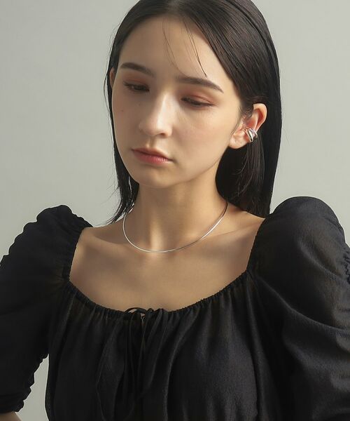 COCOSHNIK ONKITSCH / ココシュニックオンキッチュ ネックレス・ペンダント・チョーカー | シルバー ホロウフレキシブルチョーカー | 詳細8