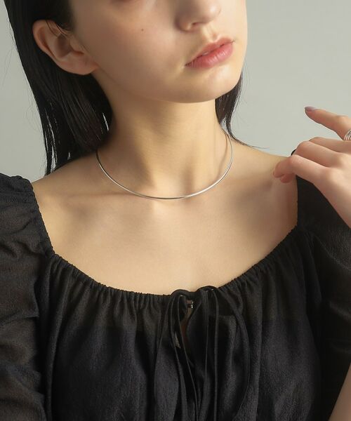 COCOSHNIK ONKITSCH / ココシュニックオンキッチュ ネックレス・ペンダント・チョーカー | シルバー ホロウフレキシブルチョーカー | 詳細9
