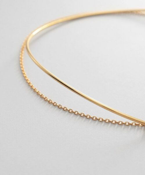 COCOSHNIK ONKITSCH / ココシュニックオンキッチュ ネックレス・ペンダント・チョーカー | シルバー ホロウフレキシブルチェーンチョーカー オーバルリンク GP | 詳細2