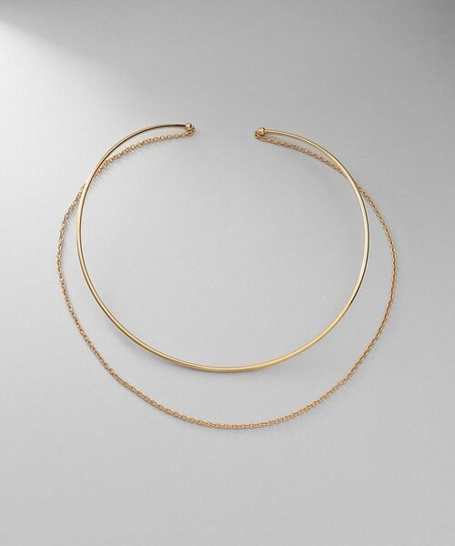 COCOSHNIK ONKITSCH / ココシュニックオンキッチュ ネックレス・ペンダント・チョーカー | シルバー ホロウフレキシブルチェーンチョーカー オーバルリンク GP | 詳細4