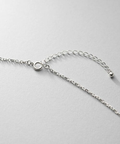 COCOSHNIK ONKITSCH / ココシュニックオンキッチュ ネックレス・ペンダント・チョーカー | シルバー スロープカットバーネックレス | 詳細4
