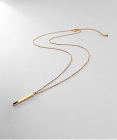 COCOSHNIK ONKITSCH / ココシュニックオンキッチュ ネックレス・ペンダント・チョーカー | シルバー スクエアバーネックレス GP