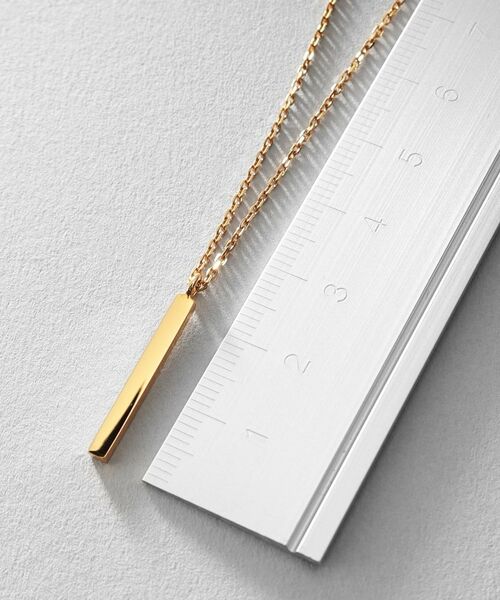 COCOSHNIK ONKITSCH / ココシュニックオンキッチュ ネックレス・ペンダント・チョーカー | シルバー スクエアバーネックレス GP | 詳細5