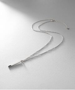 COCOSHNIK ONKITSCH / ココシュニックオンキッチュ ネックレス・ペンダント・チョーカー | シルバー スクエアバーネックレス