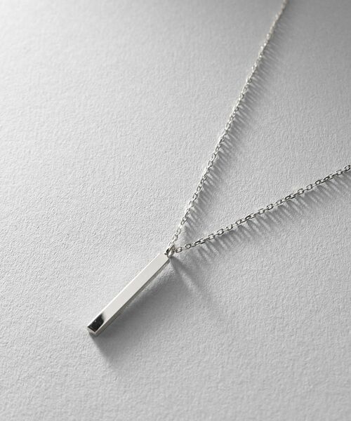 COCOSHNIK ONKITSCH / ココシュニックオンキッチュ ネックレス・ペンダント・チョーカー | シルバー スクエアバーネックレス | 詳細2