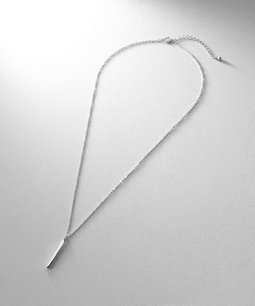 COCOSHNIK ONKITSCH / ココシュニックオンキッチュ ネックレス・ペンダント・チョーカー | シルバー スクエアバーネックレス | 詳細4