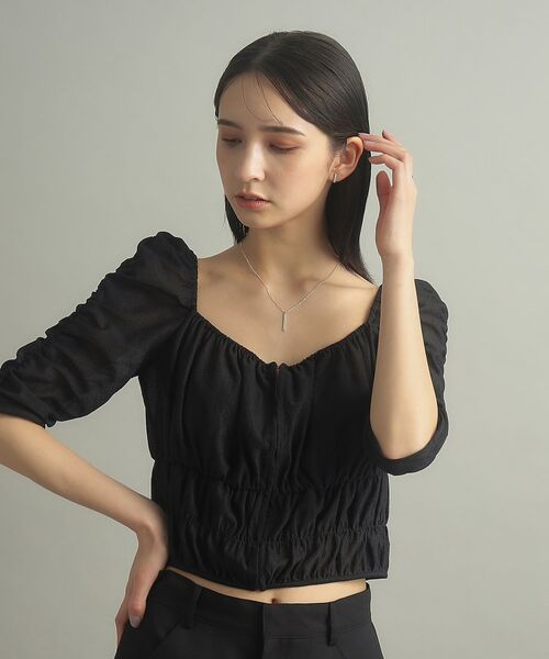 COCOSHNIK ONKITSCH / ココシュニックオンキッチュ ネックレス・ペンダント・チョーカー | シルバー スクエアバーネックレス | 詳細7