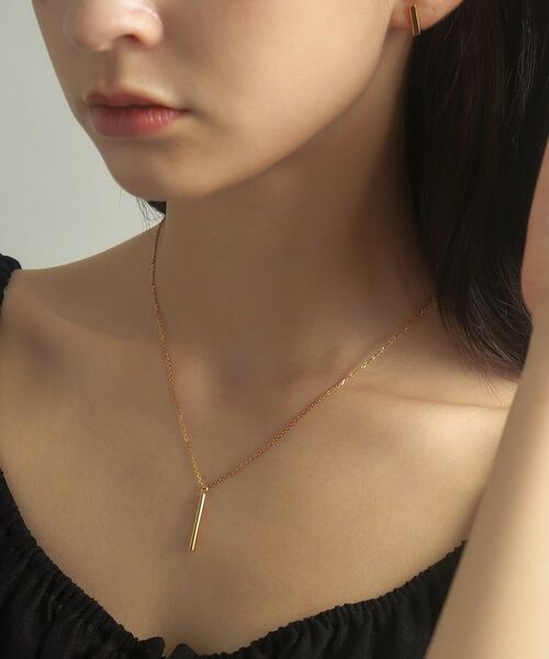 COCOSHNIK ONKITSCH / ココシュニックオンキッチュ ネックレス・ペンダント・チョーカー | シルバー オーバルバーネックレス GP | 詳細10