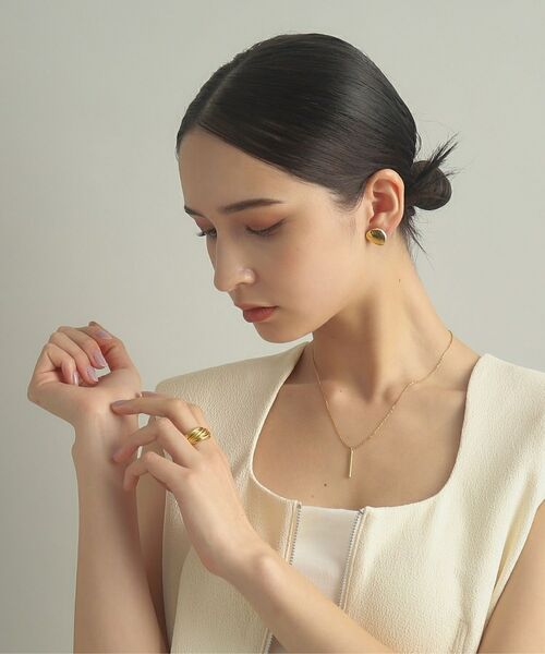 COCOSHNIK ONKITSCH / ココシュニックオンキッチュ ネックレス・ペンダント・チョーカー | シルバー オーバルバーネックレス GP | 詳細13