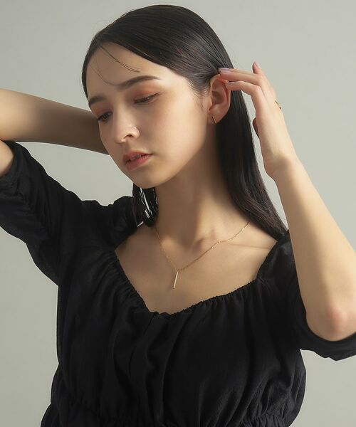 COCOSHNIK ONKITSCH / ココシュニックオンキッチュ ネックレス・ペンダント・チョーカー | シルバー オーバルバーネックレス GP | 詳細8