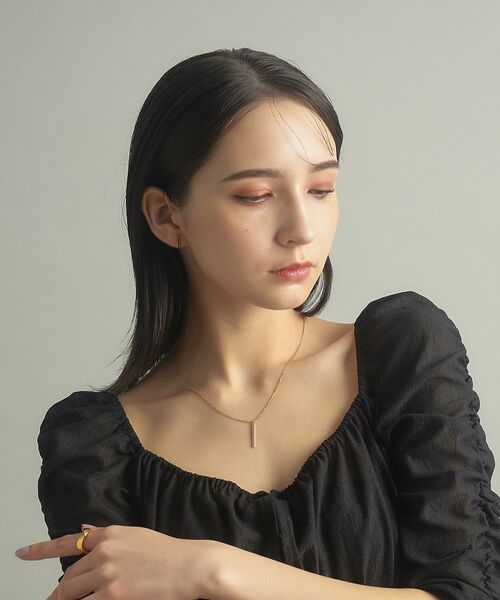 COCOSHNIK ONKITSCH / ココシュニックオンキッチュ ネックレス・ペンダント・チョーカー | シルバー オーバルバーネックレス GP | 詳細9