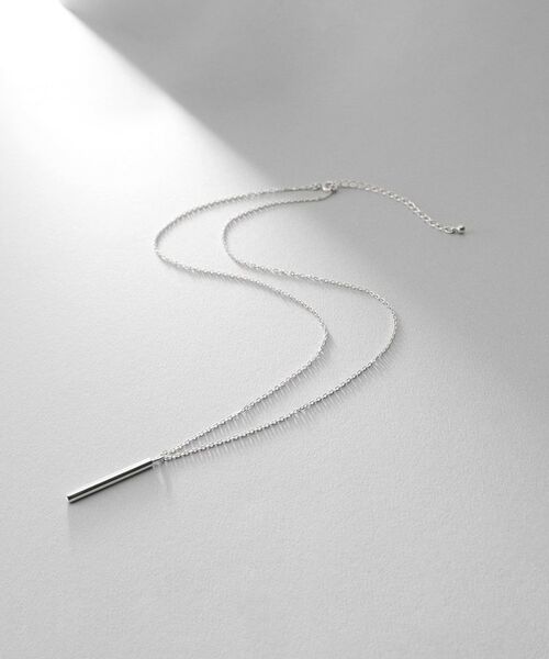 COCOSHNIK ONKITSCH / ココシュニックオンキッチュ ネックレス・ペンダント・チョーカー | シルバー オーバルバーネックレス | 詳細1