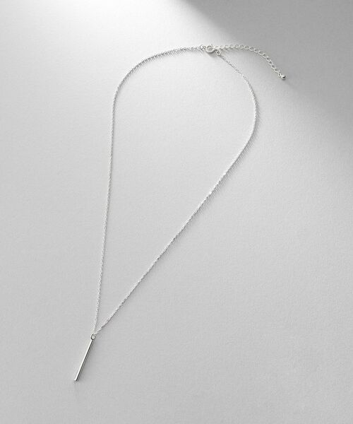 COCOSHNIK ONKITSCH / ココシュニックオンキッチュ ネックレス・ペンダント・チョーカー | シルバー オーバルバーネックレス | 詳細4