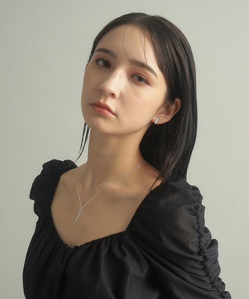 COCOSHNIK ONKITSCH / ココシュニックオンキッチュ ネックレス・ペンダント・チョーカー | シルバー オーバルバーネックレス | 詳細8