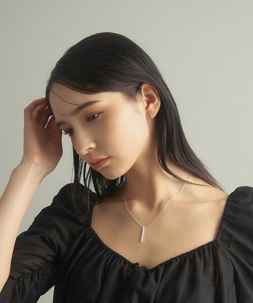 COCOSHNIK ONKITSCH / ココシュニックオンキッチュ ネックレス・ペンダント・チョーカー | シルバー オーバルバーネックレス | 詳細9