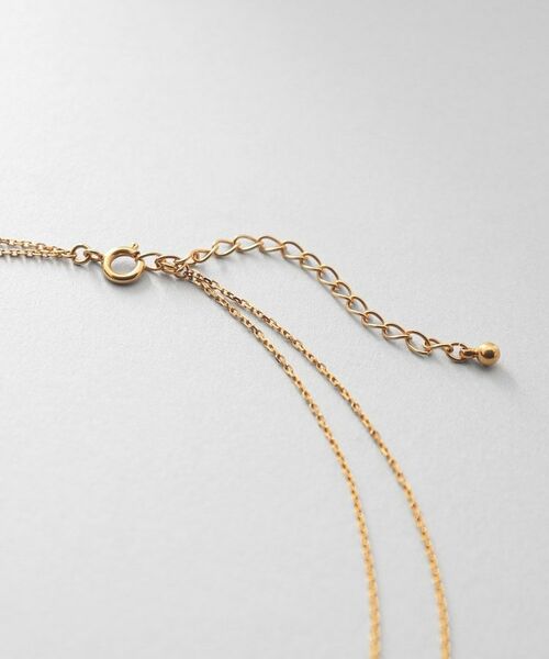 COCOSHNIK ONKITSCH / ココシュニックオンキッチュ ネックレス・ペンダント・チョーカー | シルバー ダブルチェーンスクエアバーネックレス GP | 詳細3