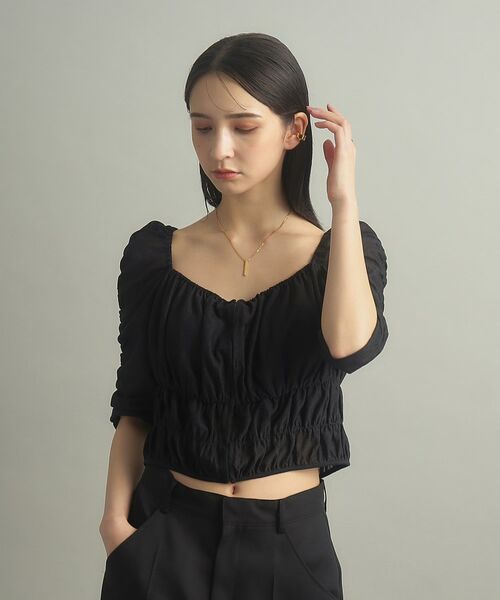 COCOSHNIK ONKITSCH / ココシュニックオンキッチュ ネックレス・ペンダント・チョーカー | シルバー ダブルチェーンスクエアバーネックレス GP | 詳細7