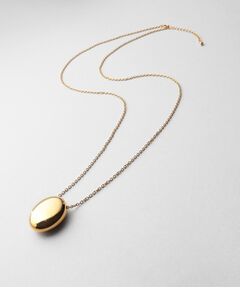 COCOSHNIK ONKITSCH / ココシュニックオンキッチュ ネックレス・ペンダント・チョーカー | シルバー ホロウオーバルシェイプネックレスL GP