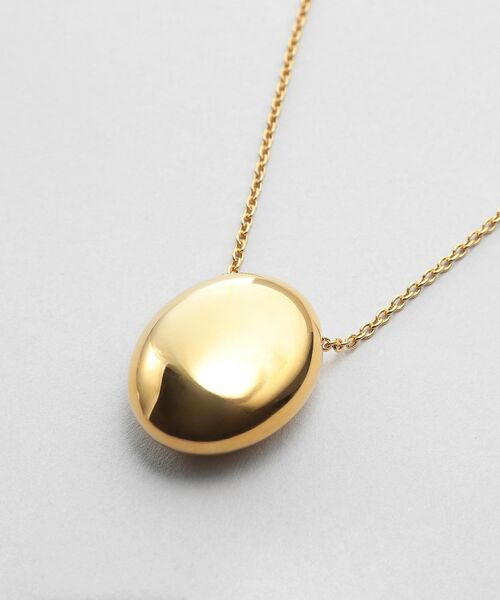 COCOSHNIK ONKITSCH / ココシュニックオンキッチュ ネックレス・ペンダント・チョーカー | シルバー ホロウオーバルシェイプネックレスL GP | 詳細2