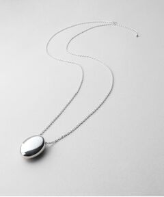 COCOSHNIK ONKITSCH / ココシュニックオンキッチュ ネックレス・ペンダント・チョーカー | シルバー ホロウオーバルシェイプネックレスL