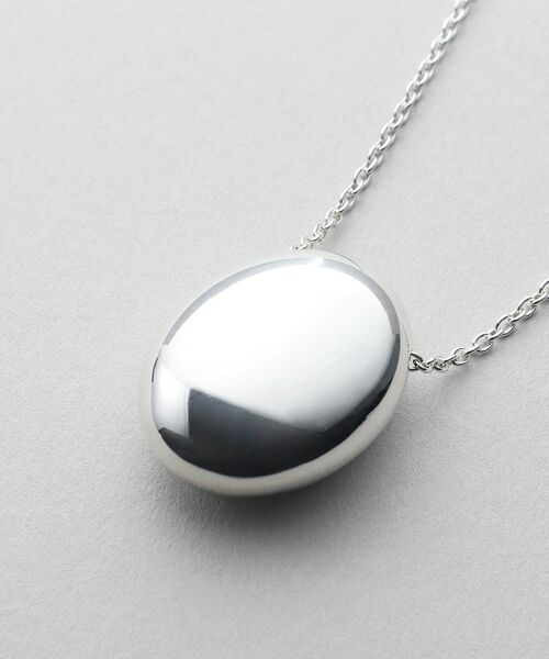 COCOSHNIK ONKITSCH / ココシュニックオンキッチュ ネックレス・ペンダント・チョーカー | シルバー ホロウオーバルシェイプネックレスL | 詳細2