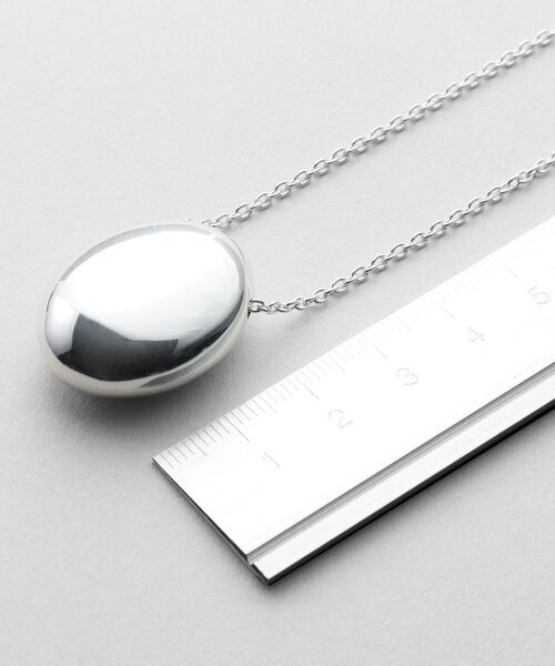 COCOSHNIK ONKITSCH / ココシュニックオンキッチュ ネックレス・ペンダント・チョーカー | シルバー ホロウオーバルシェイプネックレスL | 詳細6