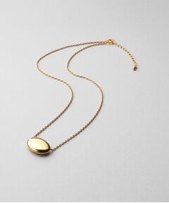 COCOSHNIK ONKITSCH / ココシュニックオンキッチュ ネックレス・ペンダント・チョーカー | シルバー ホロウオーバルシェイプネックレスS GP