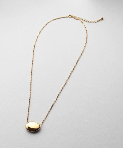 COCOSHNIK ONKITSCH / ココシュニックオンキッチュ ネックレス・ペンダント・チョーカー | シルバー ホロウオーバルシェイプネックレスS GP | 詳細5