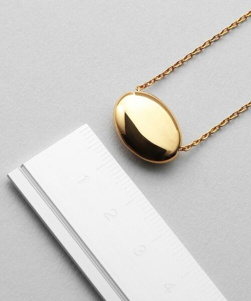 COCOSHNIK ONKITSCH / ココシュニックオンキッチュ ネックレス・ペンダント・チョーカー | シルバー ホロウオーバルシェイプネックレスS GP | 詳細6