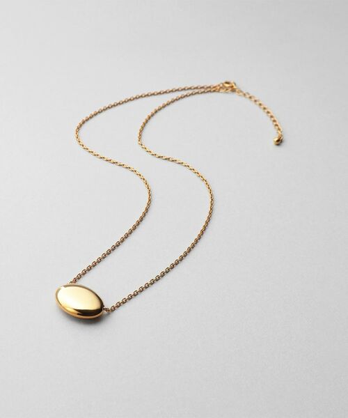 COCOSHNIK ONKITSCH / ココシュニックオンキッチュ ネックレス・ペンダント・チョーカー | シルバー ホロウオーバルシェイプネックレスS GP（ゴールド(600)）