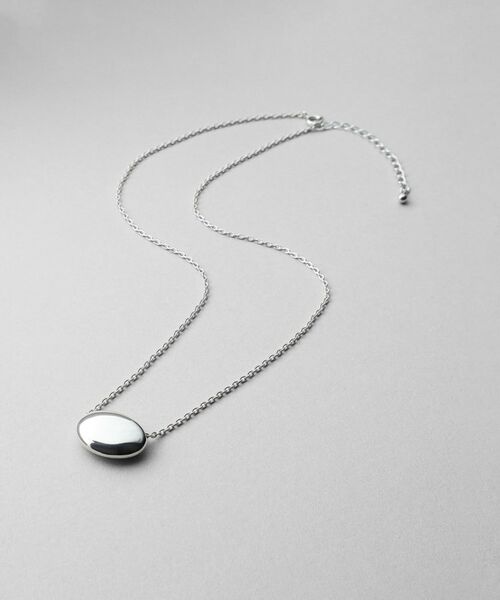 COCOSHNIK ONKITSCH / ココシュニックオンキッチュ ネックレス・ペンダント・チョーカー | シルバー ホロウオーバルシェイプネックレスS | 詳細1