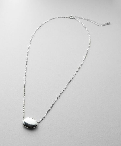 COCOSHNIK ONKITSCH / ココシュニックオンキッチュ ネックレス・ペンダント・チョーカー | シルバー ホロウオーバルシェイプネックレスS | 詳細5
