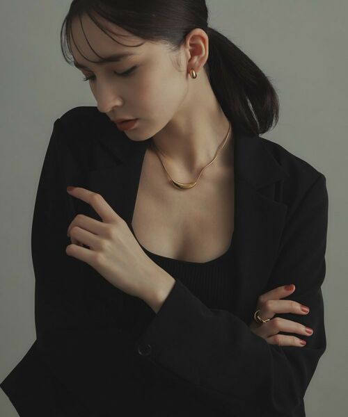 COCOSHNIK ONKITSCH / ココシュニックオンキッチュ ネックレス・ペンダント・チョーカー | シルバー ホロウアーチネックレス GP | 詳細8