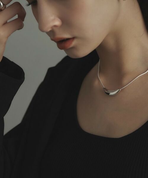 COCOSHNIK ONKITSCH / ココシュニックオンキッチュ ネックレス・ペンダント・チョーカー | シルバー ホロウアーチネックレス | 詳細10