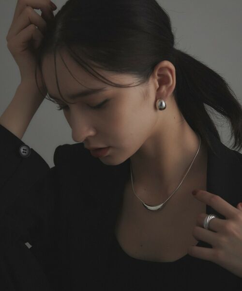 COCOSHNIK ONKITSCH / ココシュニックオンキッチュ ネックレス・ペンダント・チョーカー | シルバー ホロウアーチネックレス | 詳細11