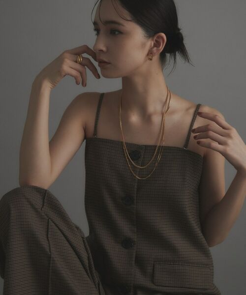 COCOSHNIK ONKITSCH / ココシュニックオンキッチュ ネックレス・ペンダント・チョーカー | シルバー ミックスチェーン カーブ・ベネチアンネックレス GP | 詳細7