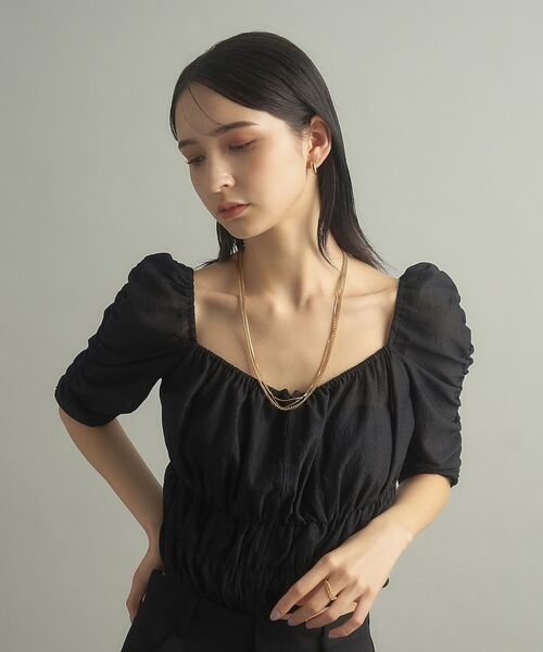 COCOSHNIK ONKITSCH / ココシュニックオンキッチュ ネックレス・ペンダント・チョーカー | シルバー ミックスチェーン カーブ・ベネチアンネックレス GP | 詳細9