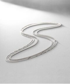 COCOSHNIK ONKITSCH / ココシュニックオンキッチュ ネックレス・ペンダント・チョーカー | シルバー ミックスチェーン カーブ・ベネチアンネックレス