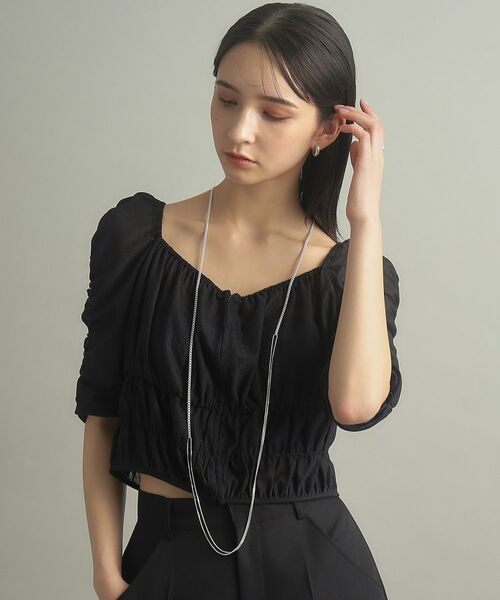 COCOSHNIK ONKITSCH / ココシュニックオンキッチュ ネックレス・ペンダント・チョーカー | シルバー ミックスチェーン カーブ・ベネチアンネックレス | 詳細12