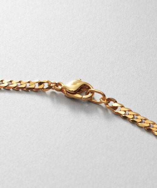 COCOSHNIK ONKITSCH / ココシュニックオンキッチュ ネックレス・ペンダント・チョーカー | シルバー デザインチェーン ライトフラットカーブネックレス（55cm） GP | 詳細3