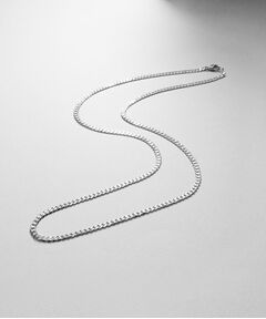 COCOSHNIK ONKITSCH / ココシュニックオンキッチュ ネックレス・ペンダント・チョーカー | シルバー デザインチェーン ライトフラットカーブネックレス（55cm）