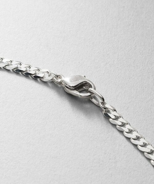 COCOSHNIK ONKITSCH / ココシュニックオンキッチュ ネックレス・ペンダント・チョーカー | シルバー デザインチェーン ライトフラットカーブネックレス（55cm） | 詳細3