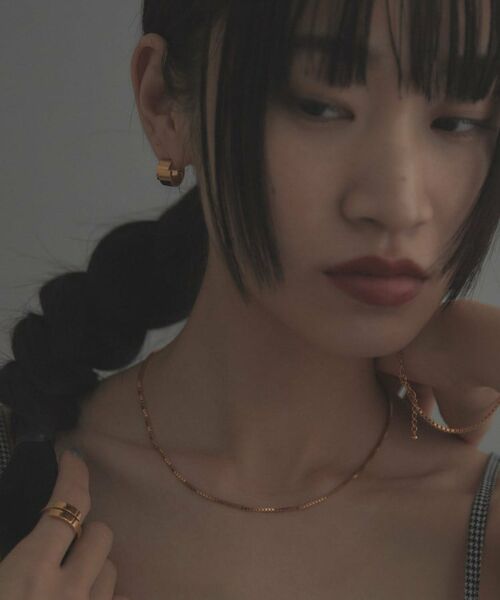 COCOSHNIK ONKITSCH / ココシュニックオンキッチュ ネックレス・ペンダント・チョーカー | シルバー デザインチェーン ベネチアンネックレスS（38cm） GP | 詳細7