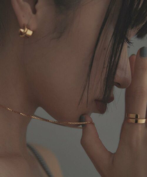 COCOSHNIK ONKITSCH / ココシュニックオンキッチュ ネックレス・ペンダント・チョーカー | シルバー デザインチェーン ベネチアンネックレスS（38cm） GP | 詳細8