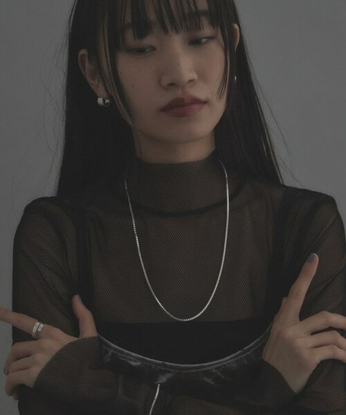 COCOSHNIK ONKITSCH / ココシュニックオンキッチュ ネックレス・ペンダント・チョーカー | シルバー デザインチェーン ベネチアンネックレスM（55cm） | 詳細7