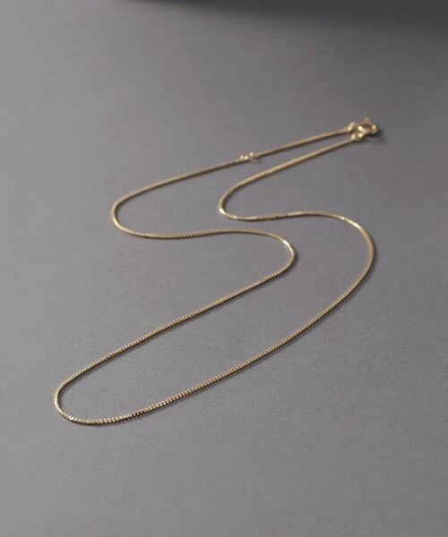 COCOSHNIK ONKITSCH / ココシュニックオンキッチュ ネックレス・ペンダント・チョーカー | K10スキニーネックレス ベネチアン | 詳細1