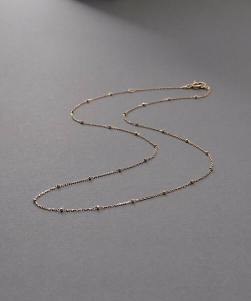 COCOSHNIK ONKITSCH / ココシュニックオンキッチュ ネックレス・ペンダント・チョーカー | K10スキニーネックレス スタッドケーブル | 詳細1