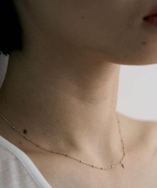 COCOSHNIK ONKITSCH / ココシュニックオンキッチュ ネックレス・ペンダント・チョーカー | K10スキニーネックレス スタッドケーブル | 詳細11
